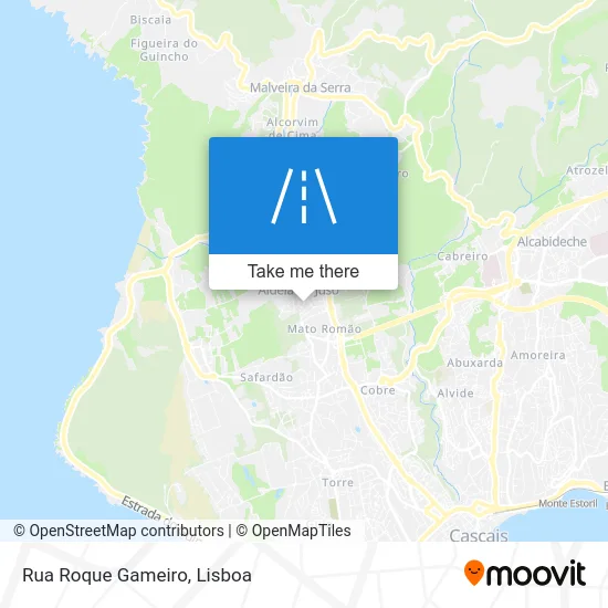 Rua Roque Gameiro map