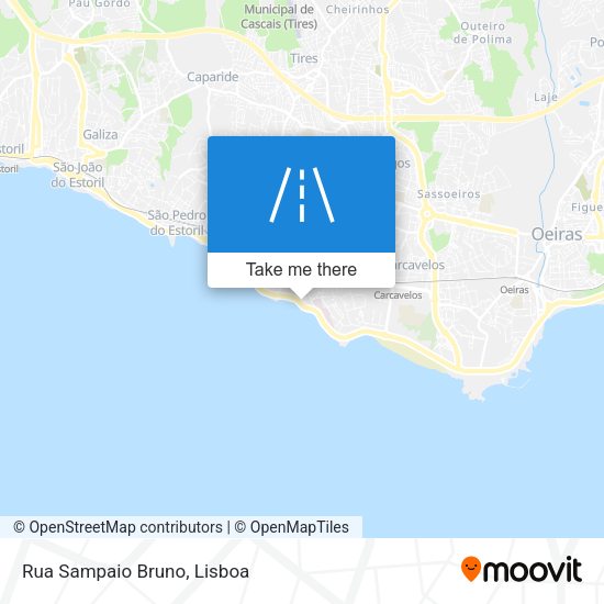Rua Sampaio Bruno mapa