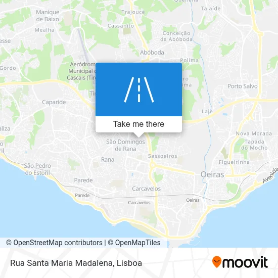 Rua Santa Maria Madalena map