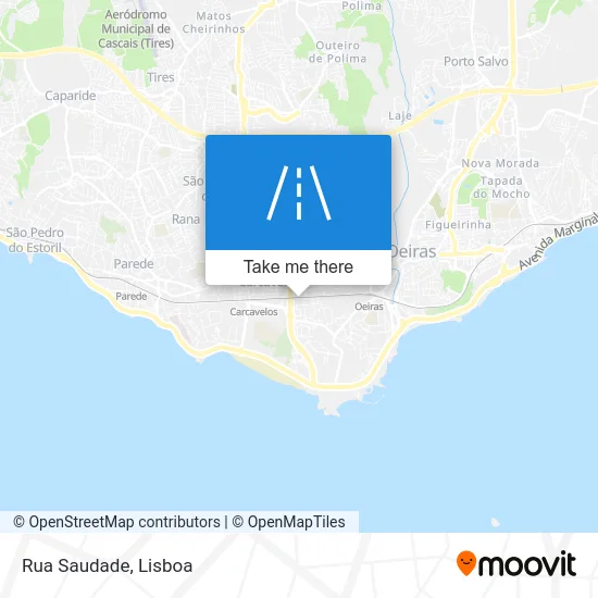 Rua Saudade map