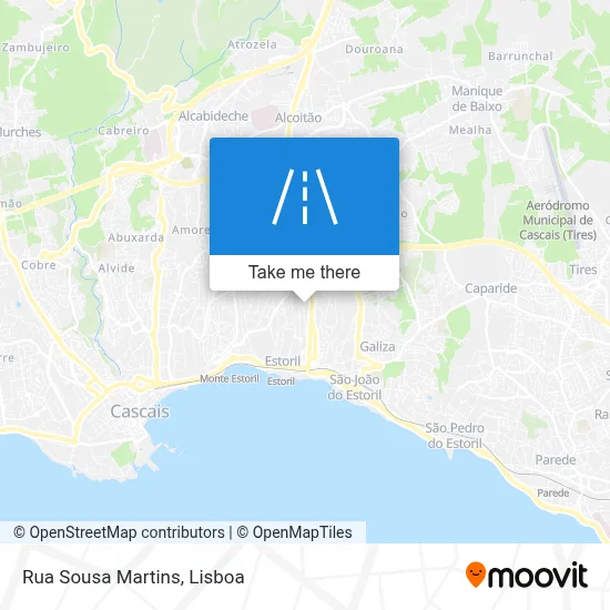 Rua Sousa Martins map