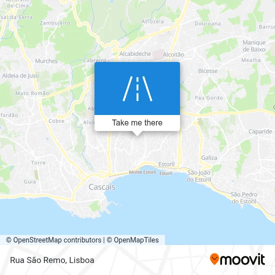 Rua São Remo map