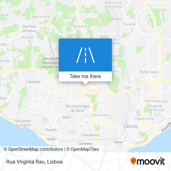 Rua Virgínia Rau mapa
