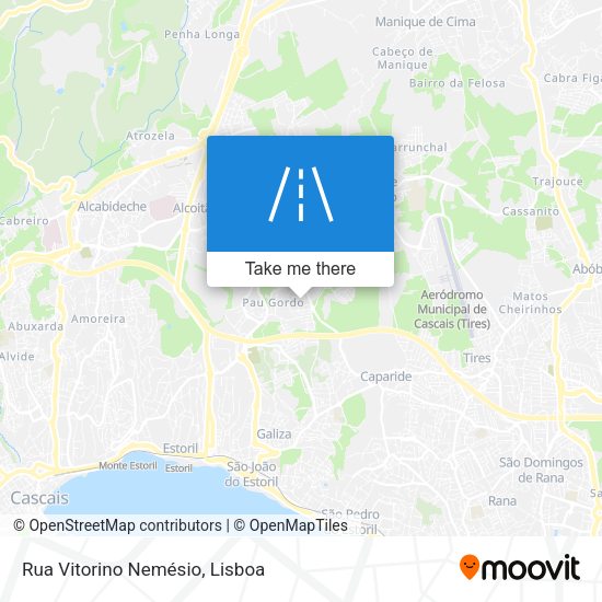 Rua Vitorino Nemésio map