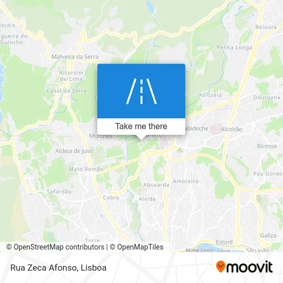 Rua Zeca Afonso map