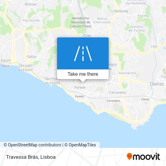 Travessa Brás mapa