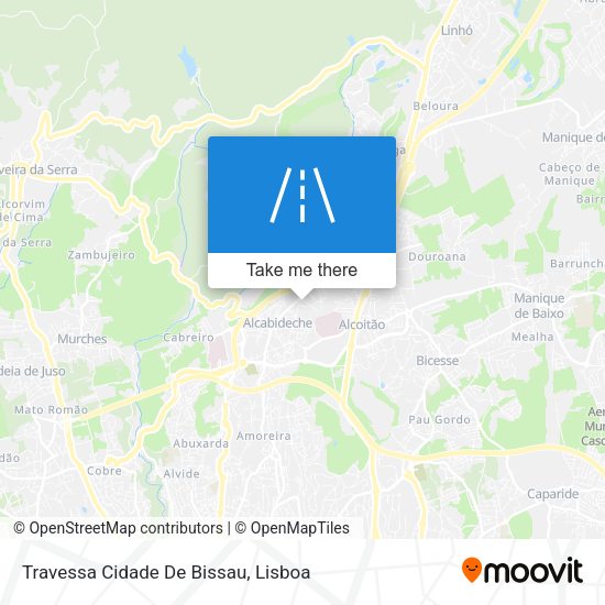 Travessa Cidade De Bissau map