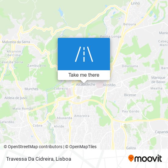 Travessa Da Cidreira mapa