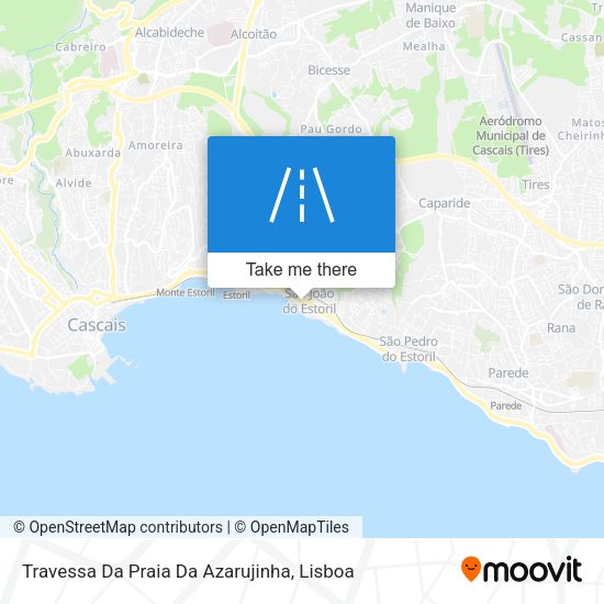 Travessa Da Praia Da Azarujinha mapa