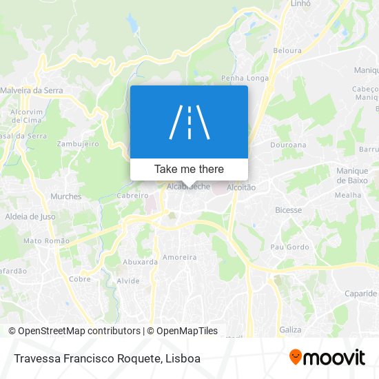 Travessa Francisco Roquete mapa