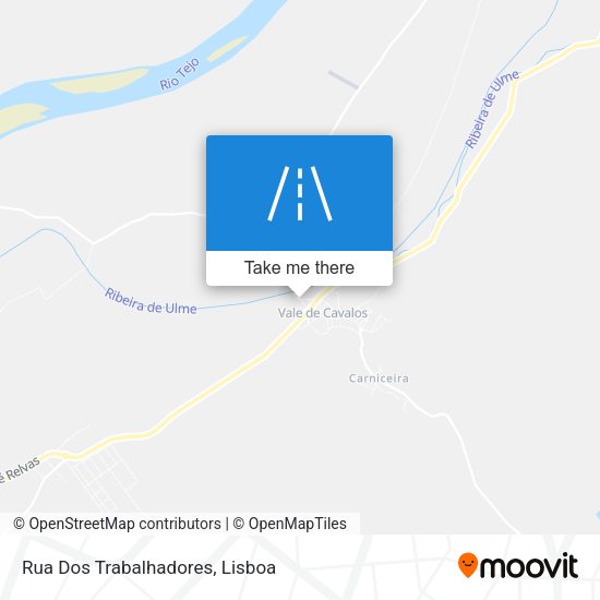 Rua Dos Trabalhadores mapa