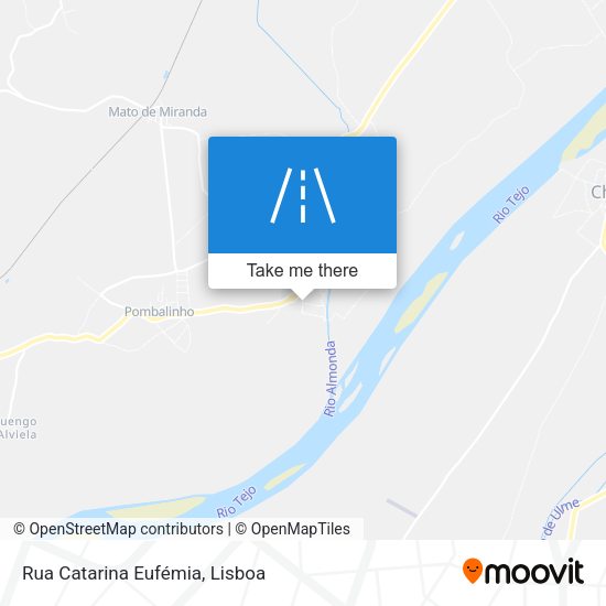 Rua Catarina Eufémia mapa