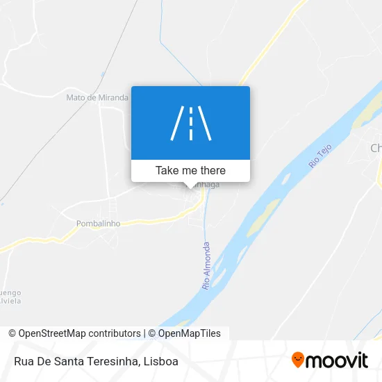 Rua De Santa Teresinha map