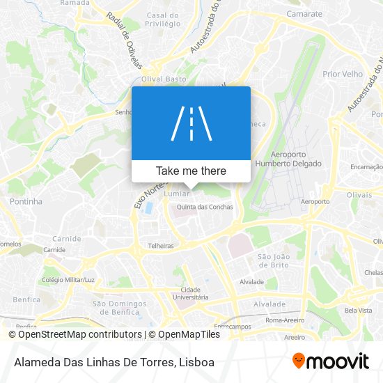 Alameda Das Linhas De Torres map