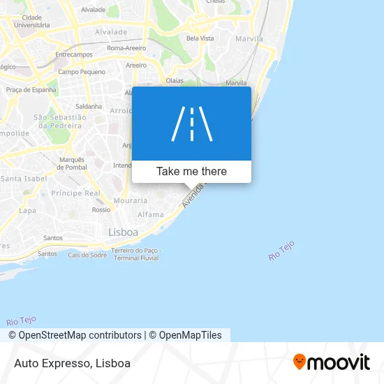 Auto Expresso map
