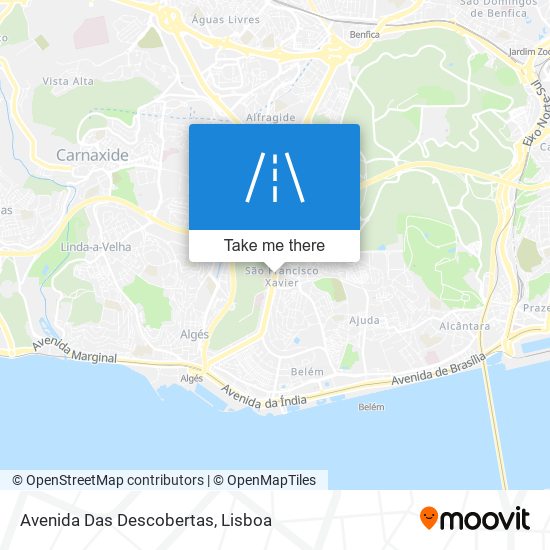 Avenida Das Descobertas map