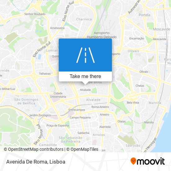 Avenida De Roma map