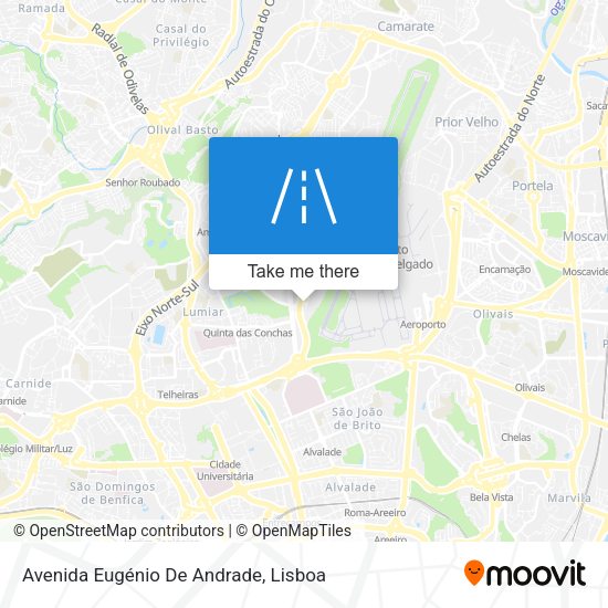 Avenida Eugénio De Andrade map