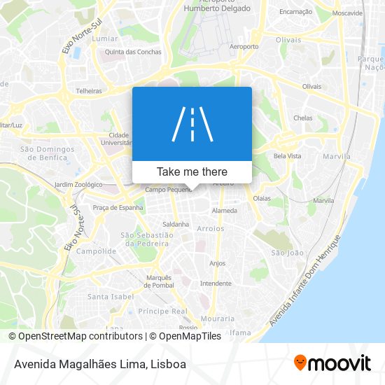 Avenida Magalhães Lima map