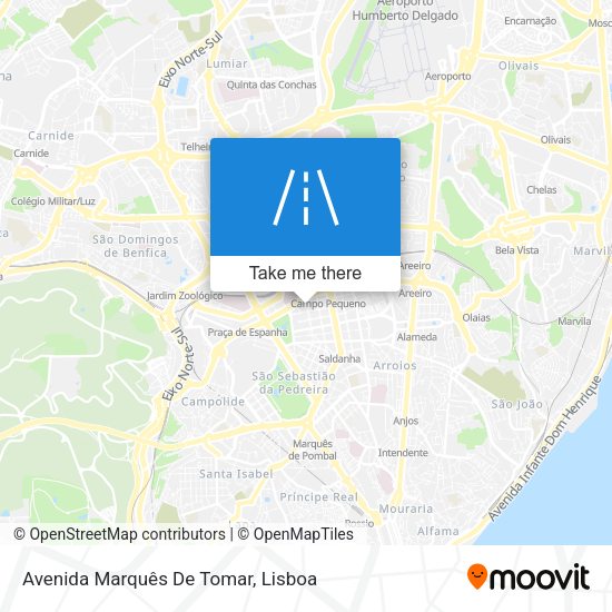 Avenida Marquês De Tomar map