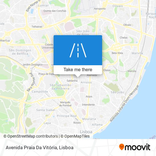 Avenida Praia Da Vitória map