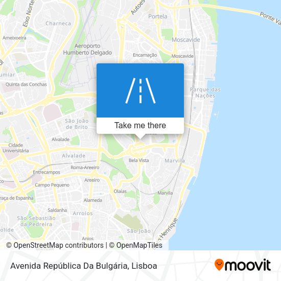 Avenida República Da Bulgária map