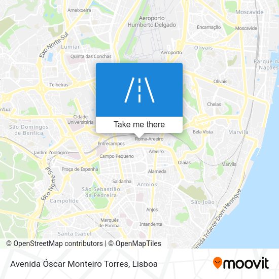 Avenida Óscar Monteiro Torres mapa