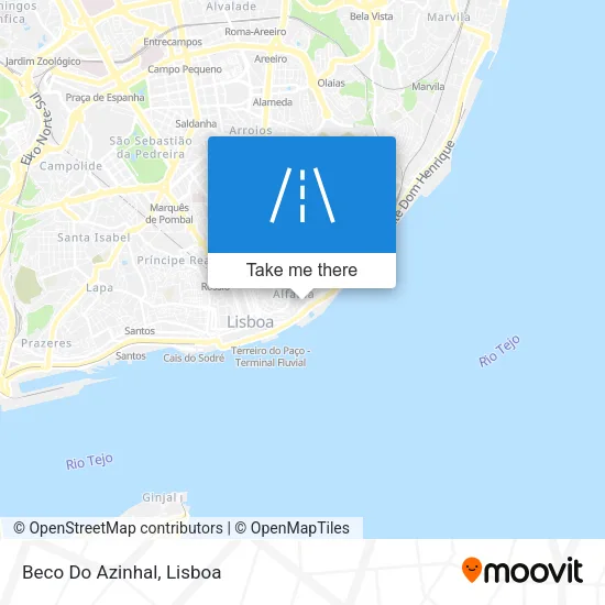Beco Do Azinhal map
