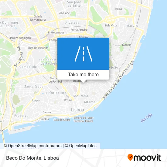 Beco Do Monte map