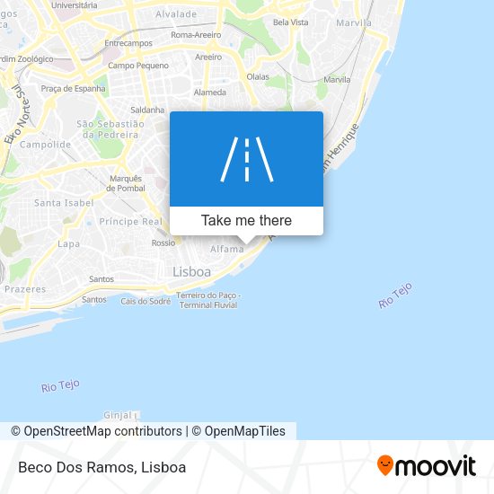 Beco Dos Ramos mapa