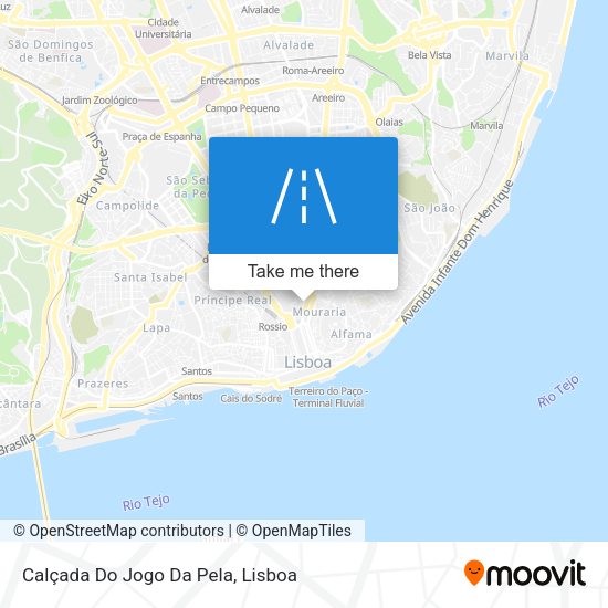 Calçada Do Jogo Da Pela map