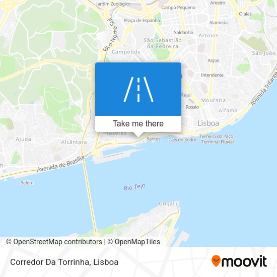 Corredor Da Torrinha map