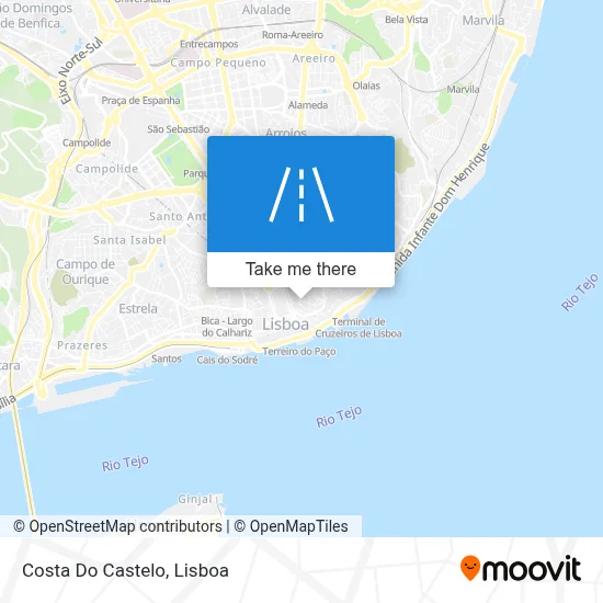 Costa Do Castelo map