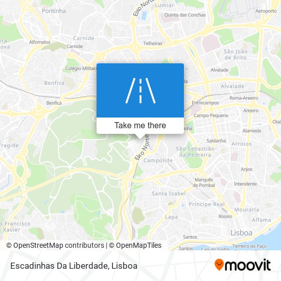 Escadinhas Da Liberdade map