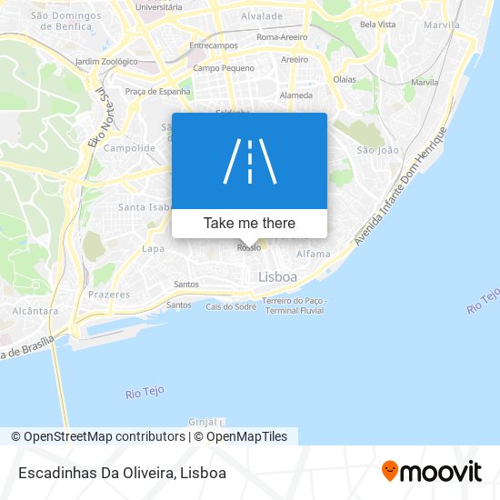 Escadinhas Da Oliveira map
