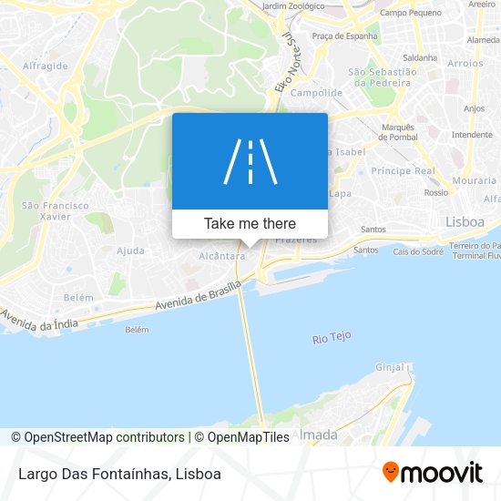 Largo Das Fontaínhas map