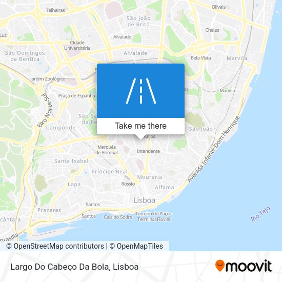 Largo Do Cabeço Da Bola map