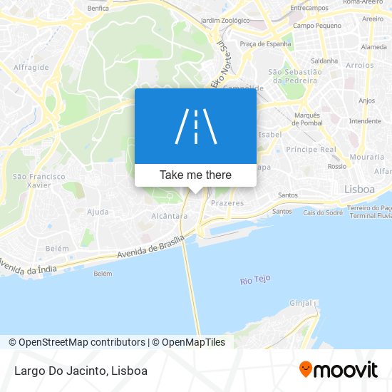 Largo Do Jacinto mapa