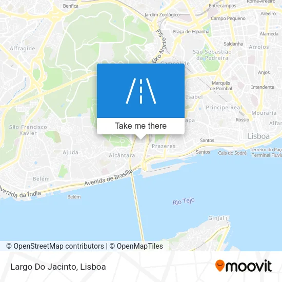 Largo Do Jacinto map