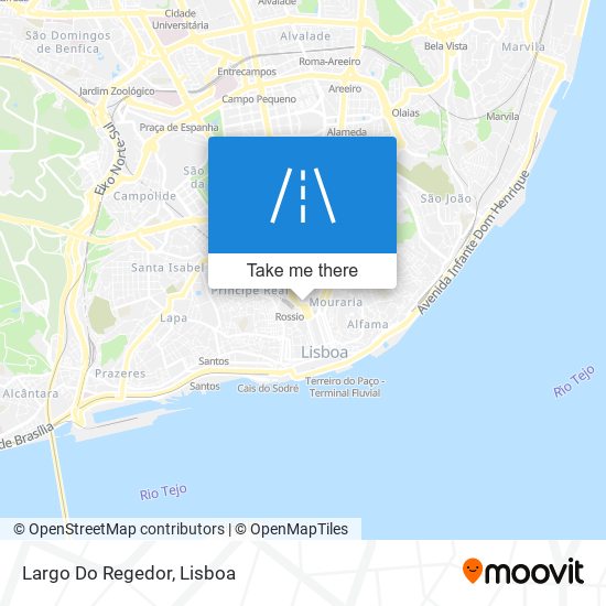 Largo Do Regedor map