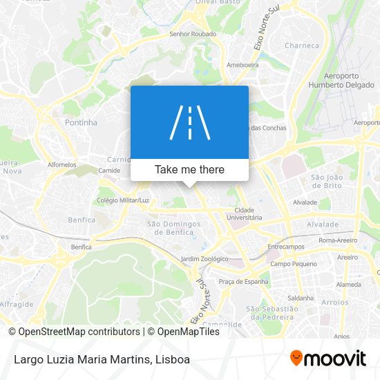Largo Luzia Maria Martins map