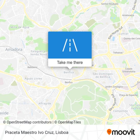 Praceta Maestro Ivo Cruz map