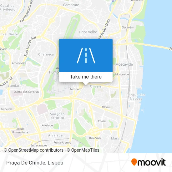 Praça De Chinde map