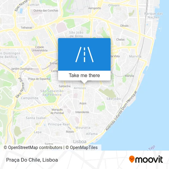 Praça Do Chile map