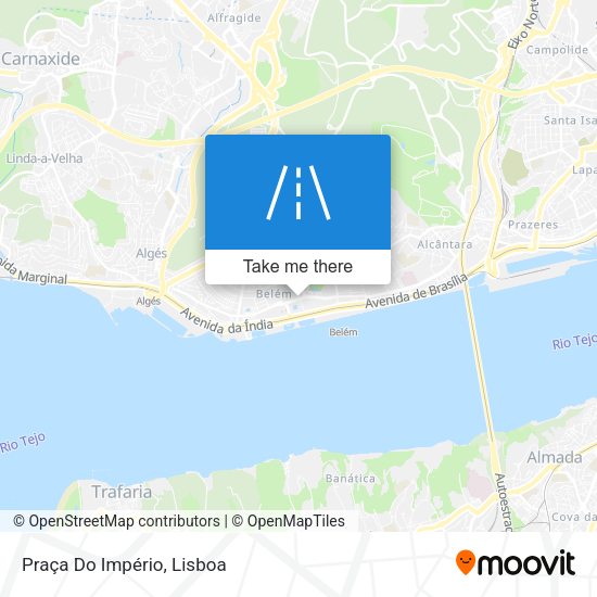 Praça Do Império mapa