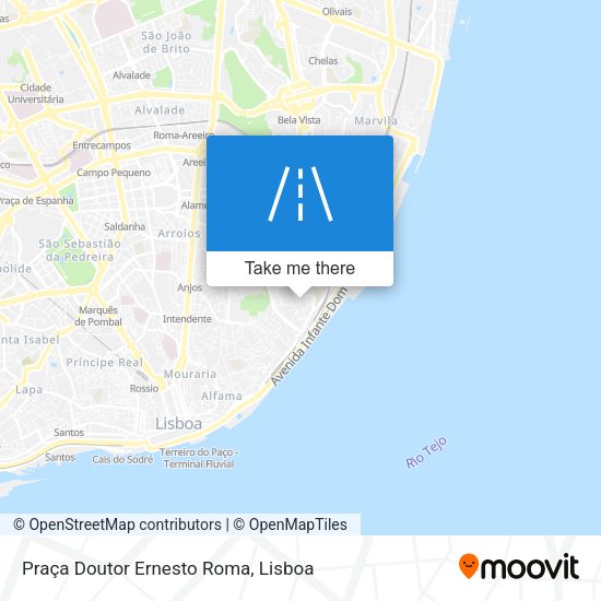 Praça Doutor Ernesto Roma mapa