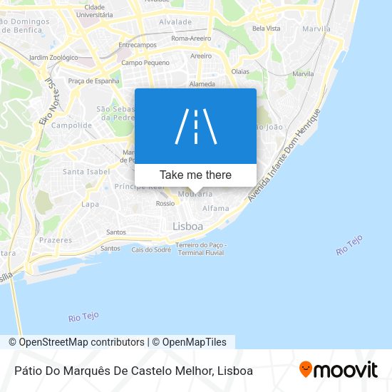 Pátio Do Marquês De Castelo Melhor map