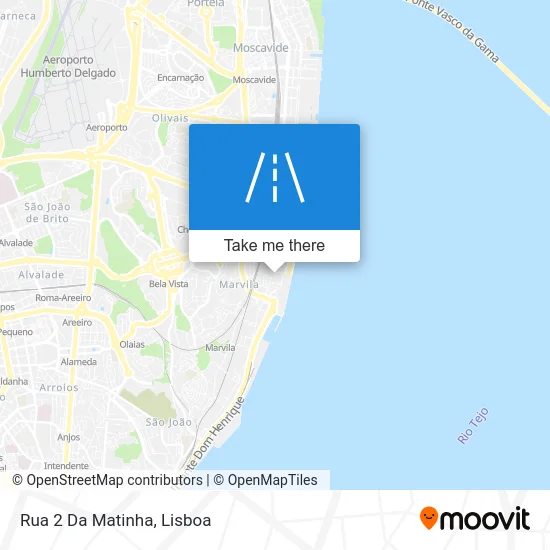 Rua 2 Da Matinha map