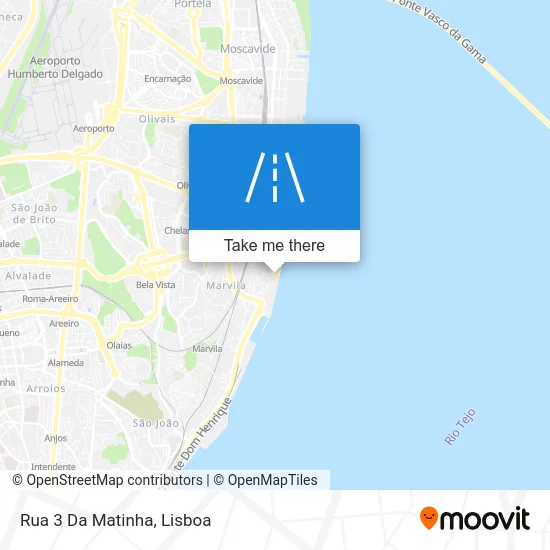 Rua 3 Da Matinha map