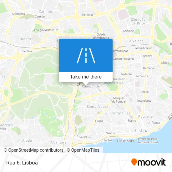 Rua 6 map